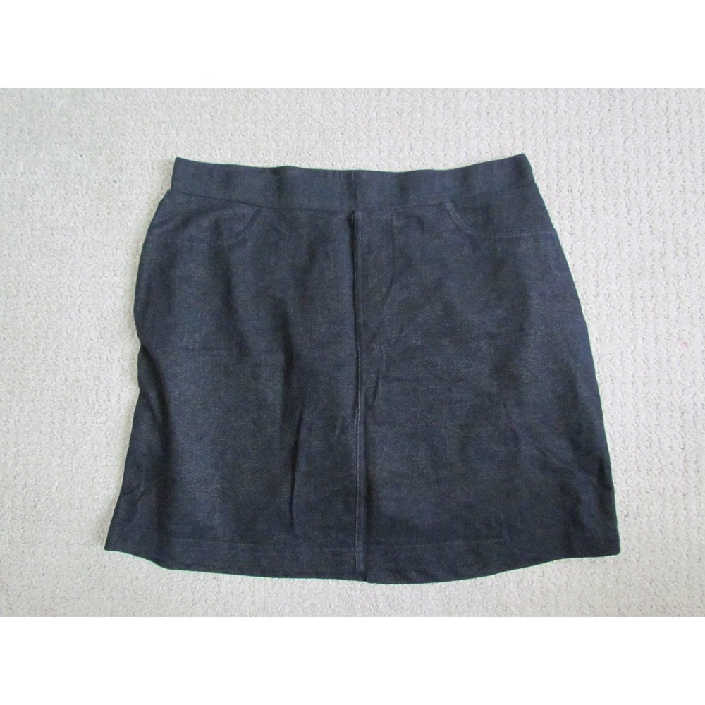 Baccini Denim Skort 10P Dark Wash Stretch Pull On Casual Sporty